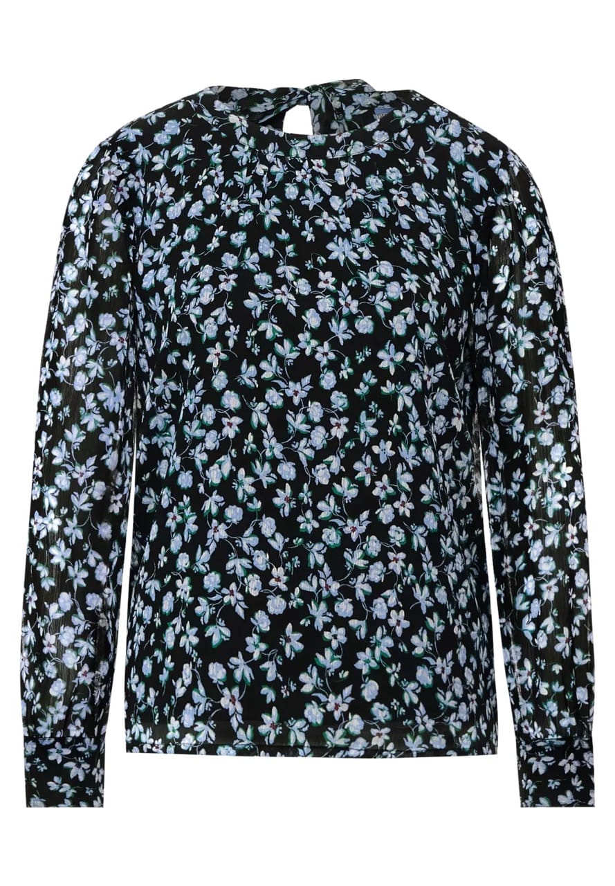 A342945 Printed chiffon blouse - Dames